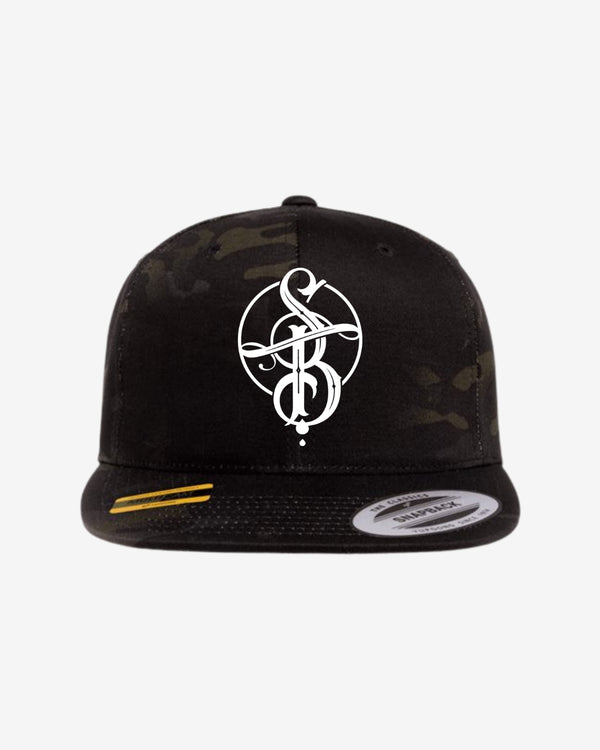SBT Snapback Hat - Black Camo