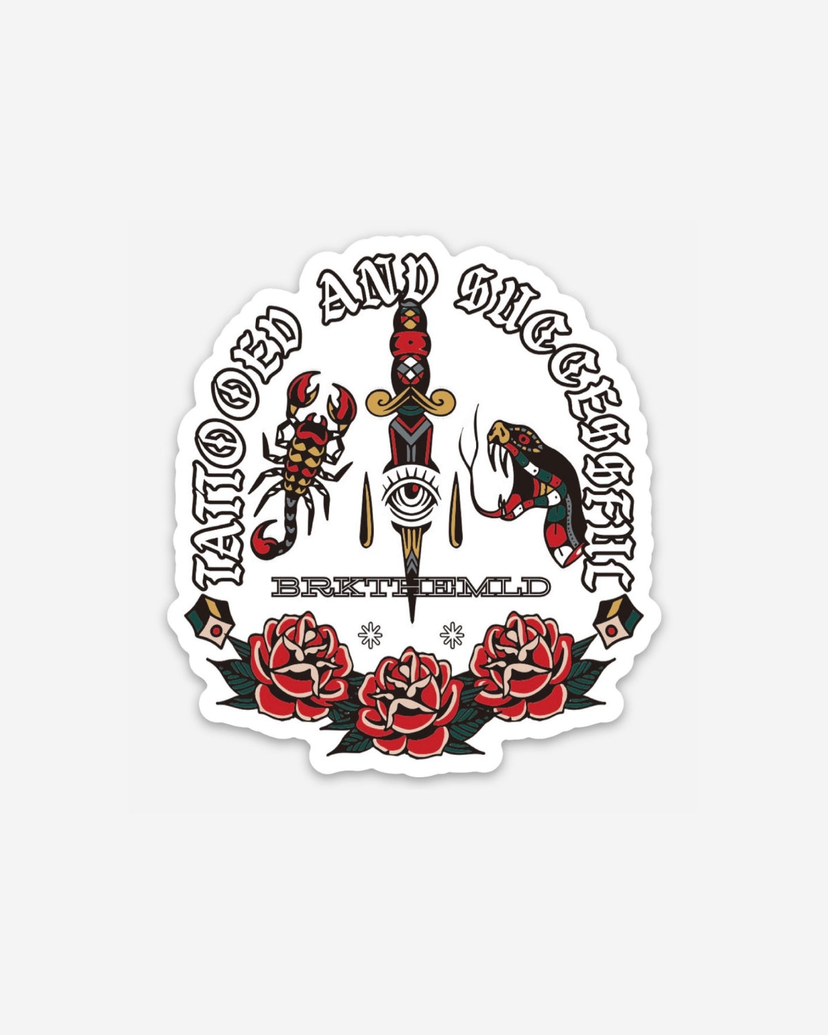 Traditional Sticker- Full Color