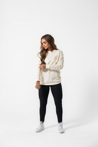 Life Is A Game LS Tee - ECRU