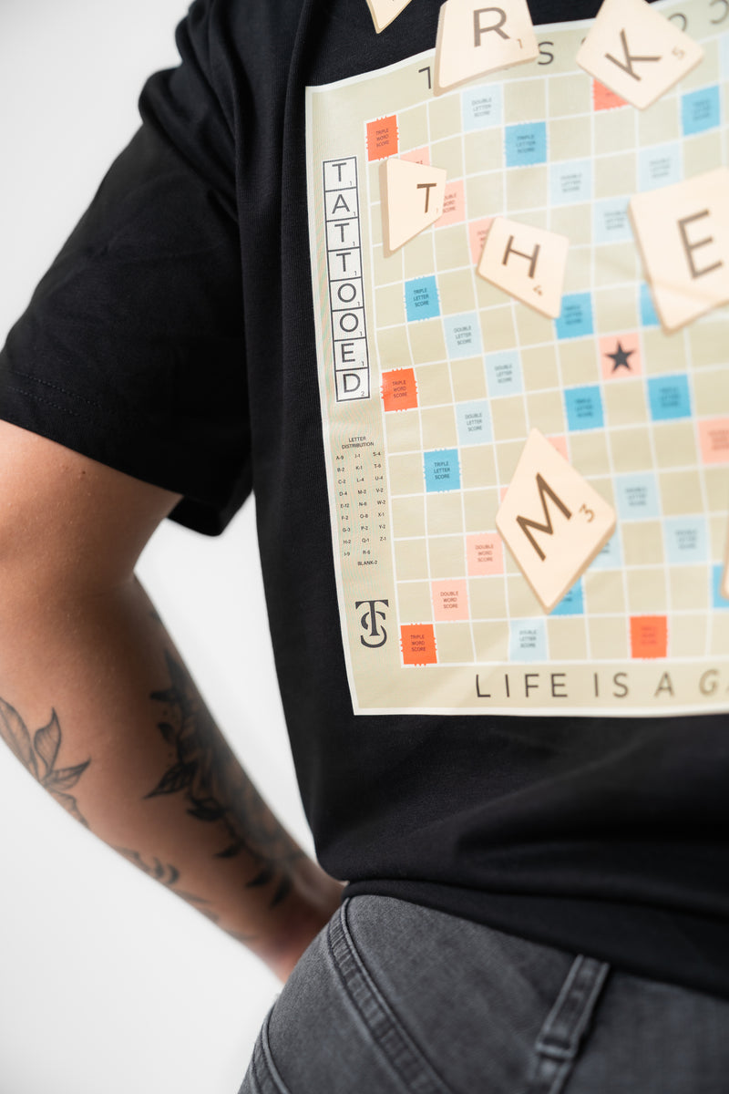 Life Is A Game Tee - Black