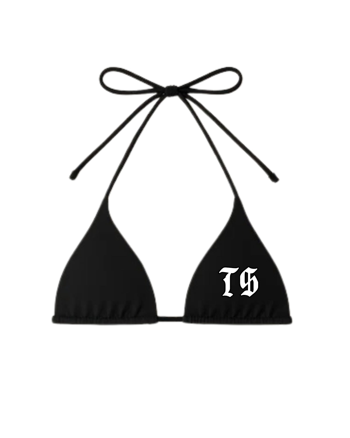 Icon Bikini Swimsuit Top - Black