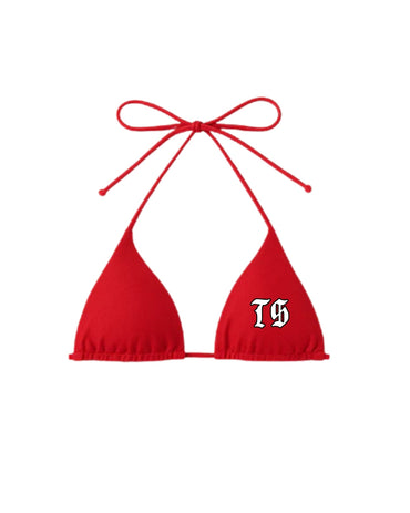 Icon Bikini Swimsuit Top - Red