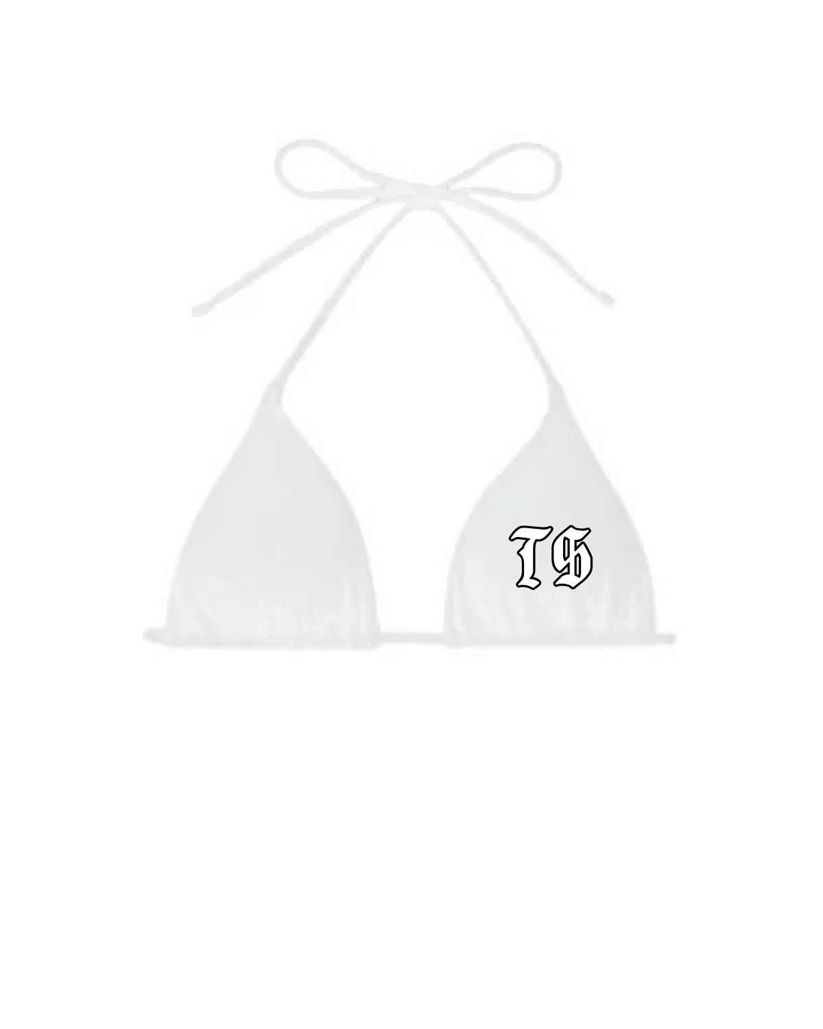 Icon Bikini Swimsuit Top - White