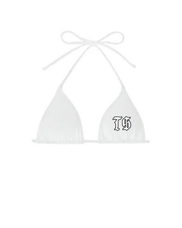 Icon Bikini Swimsuit Top - White