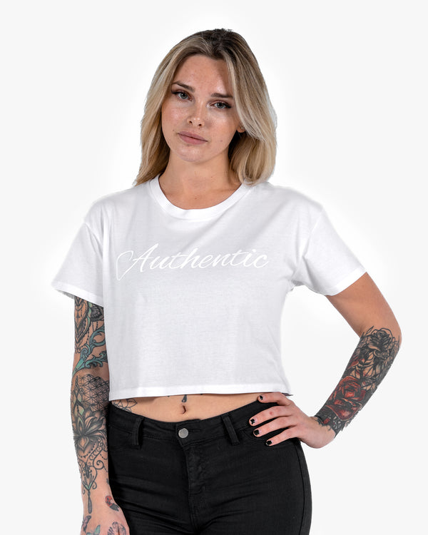 Authentic Crop - Whiteout