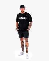 Authentic T-Shirt - Black w/ White