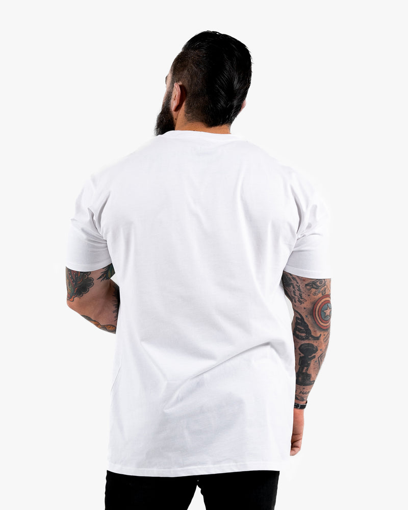 Authentic T-Shirt - White w/ Black