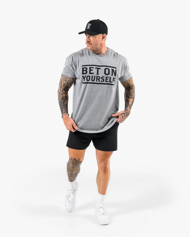 Bet On Yourself T-Shirt  - Grey