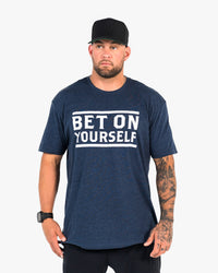 Bet On Yourself T-Shirt  - Navy