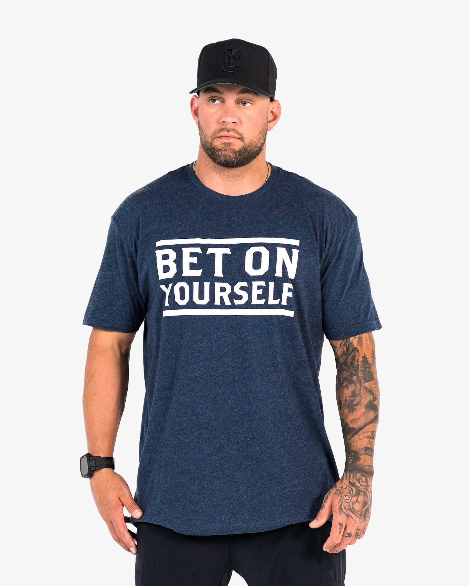 Bet On Yourself T-Shirt  - Navy