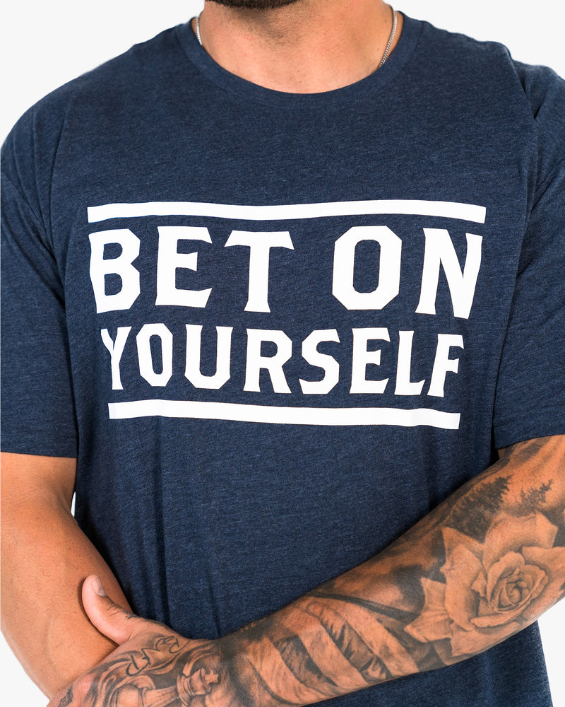 Bet On Yourself T-Shirt  - Navy