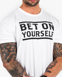 Bet On Yourself T-Shirt  - White