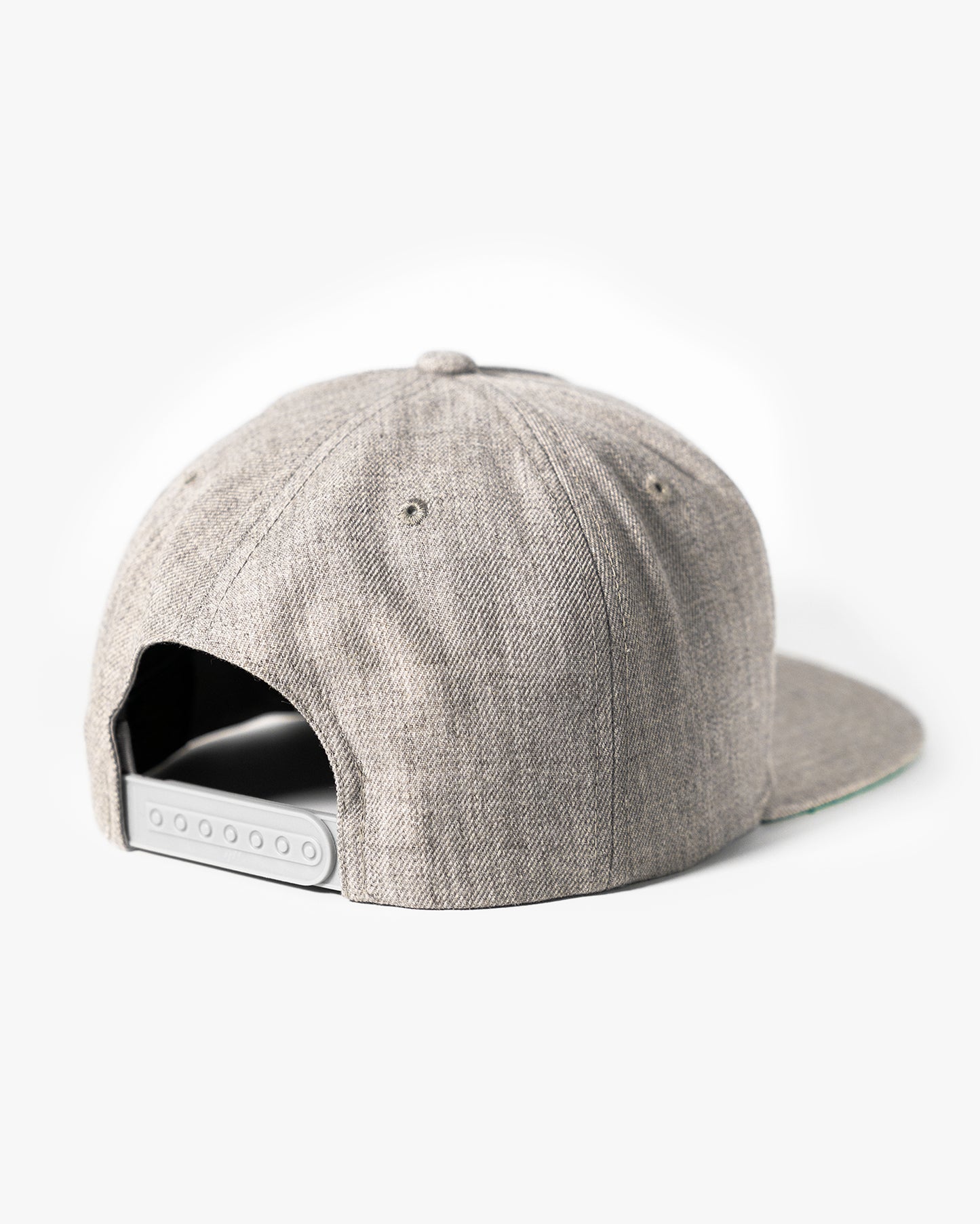 BRKtheMLD 5 Panel Snapback Hat - Heather Grey