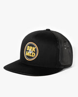 BRKtheMLD 5 Panel Snapback Trucker Hat - Black