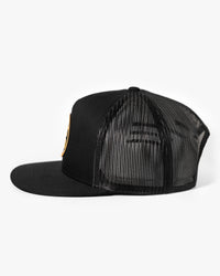 BRKtheMLD 5 Panel Snapback Trucker Hat - Black