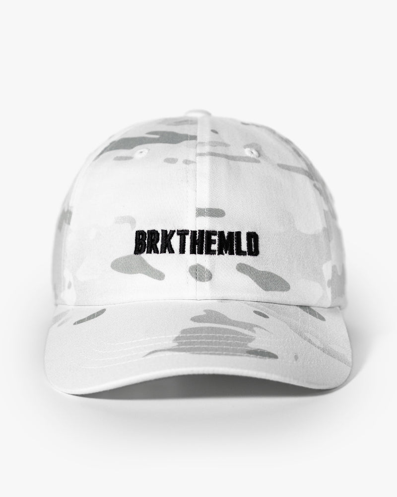 Classic BRKTHEMLD Dad Hat - White Camo