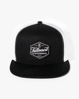 Brand Snapback Trucker Hat - Black / White