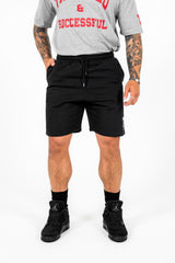 WKND Mens Comfort Shorts - Black w/ Grey