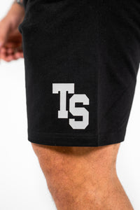 WKND Mens Comfort Shorts - Black w/ Grey