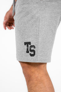 WKND Mens Comfort Shorts - Heather Grey w/ Black