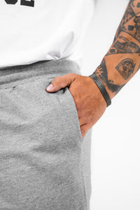 WKND Mens Comfort Shorts - Heather Grey w/ Black