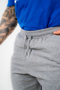 WKND Mens Comfort Shorts - Heather Grey w/ Royal