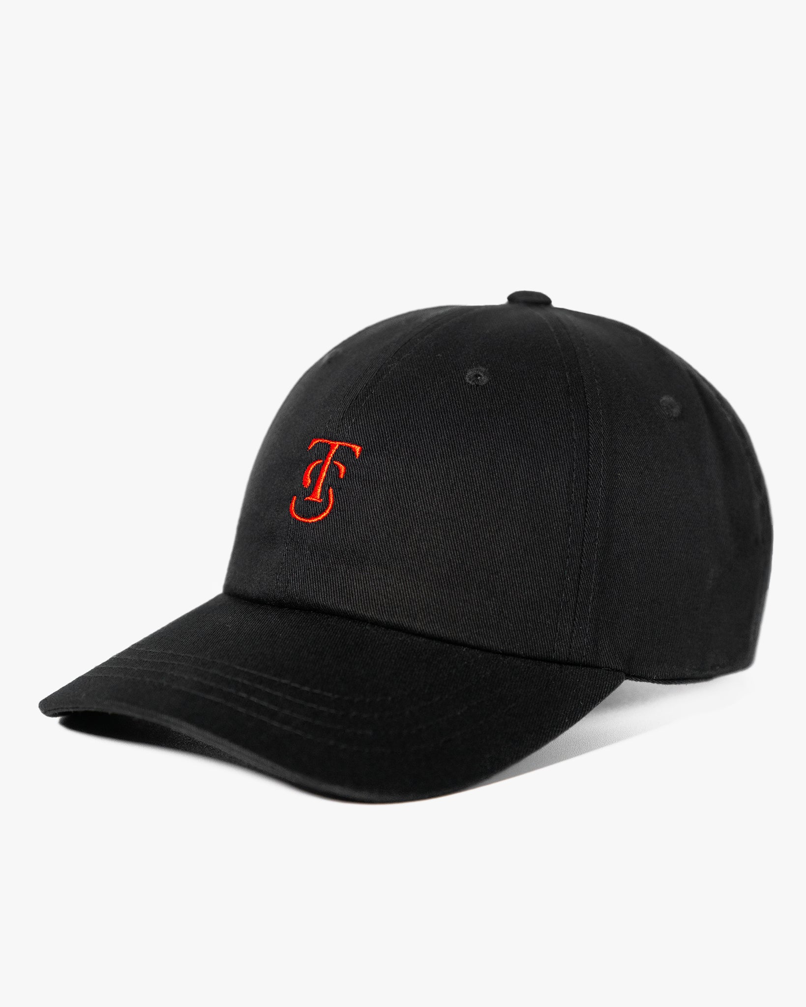 Icon Dad Hat - Black w/ Red