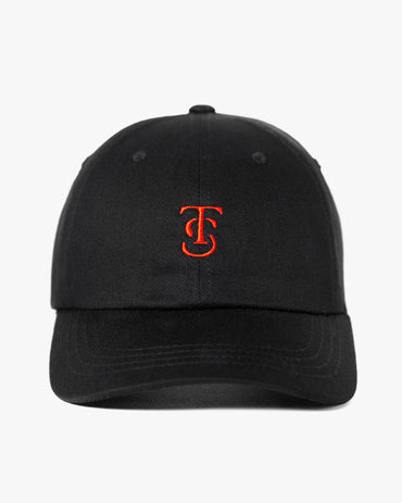 Icon Dad Hat - Black w/ Red