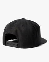 Icon Snapback Hat - Black w/ White