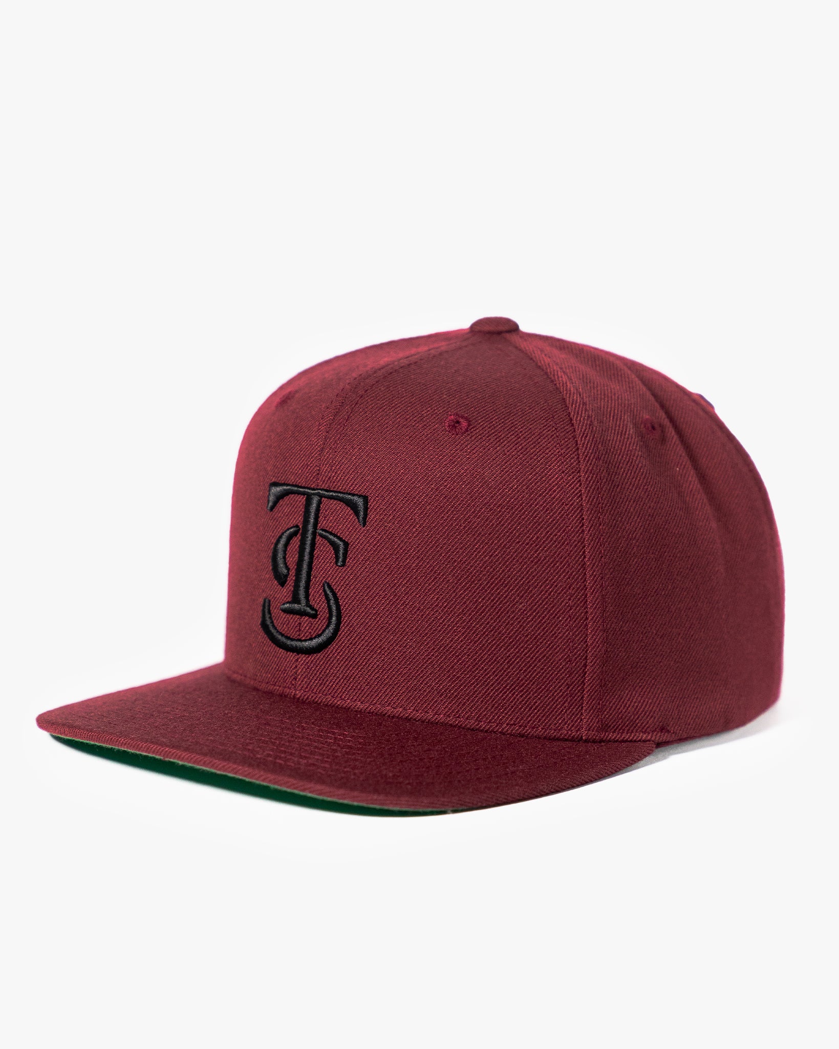 Icon Snapback Hat - Maroon w/ Black