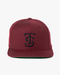 Icon Snapback Hat - Maroon w/ Black