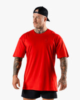 Icon Tee - Red w/ Red