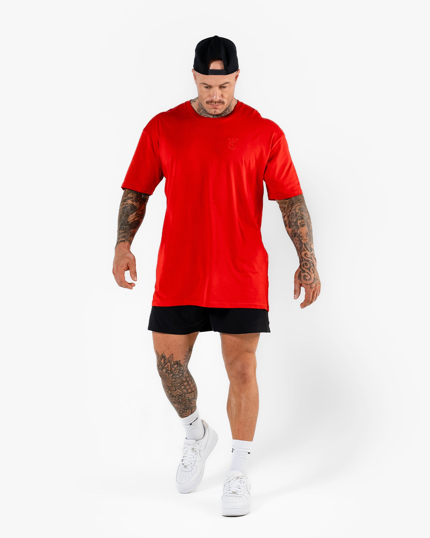 Icon Tee - Red w/ Red
