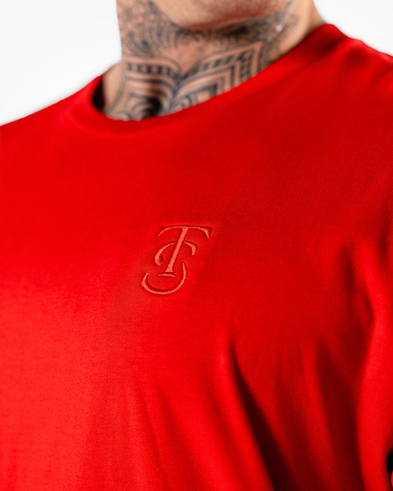 Icon Tee - Red w/ Red