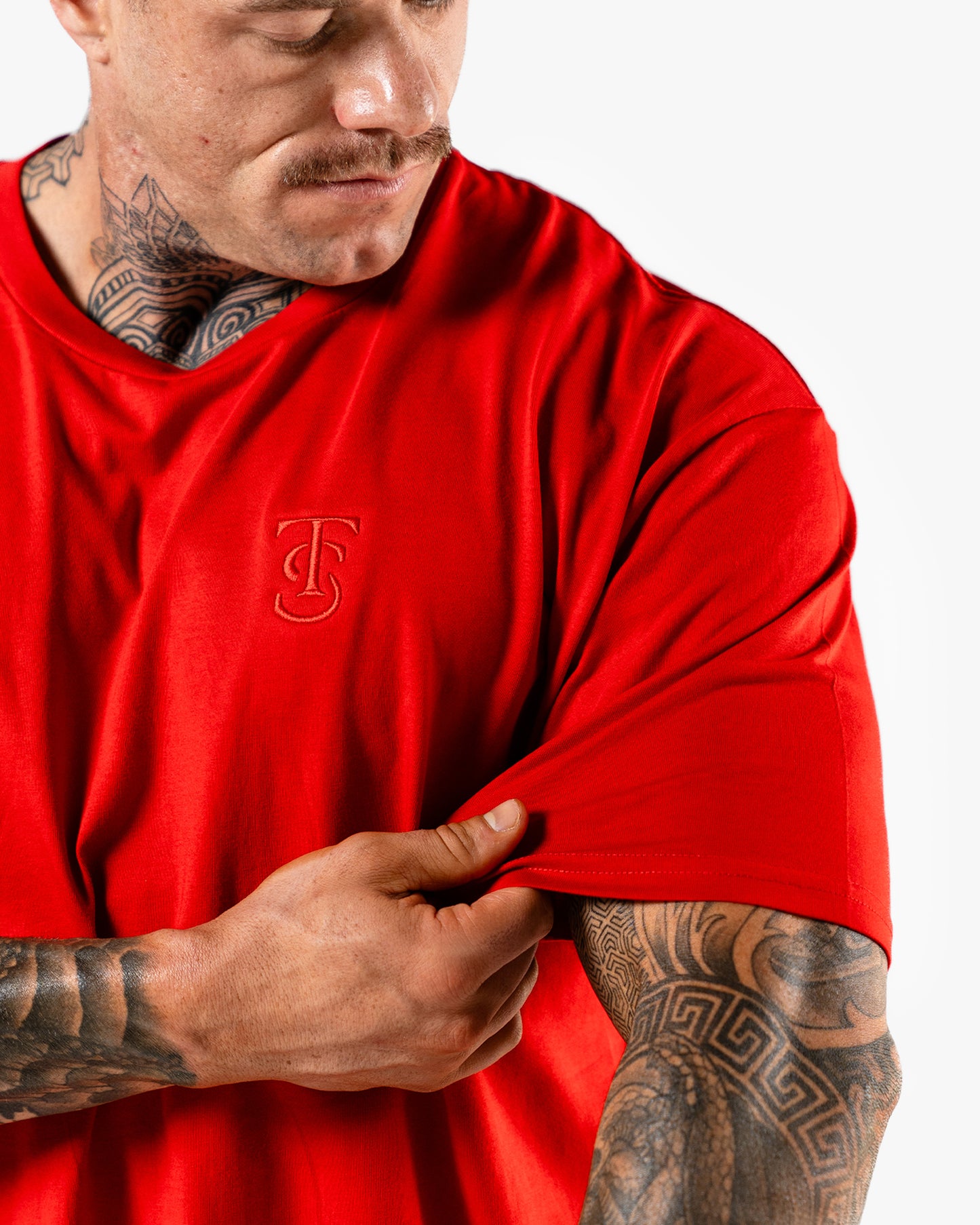 Icon Tee - Red w/ Red