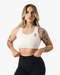 Active Essentials Sports Bra - Ecru