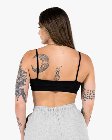 WKND Everyday Bra - Black w/ Yellow
