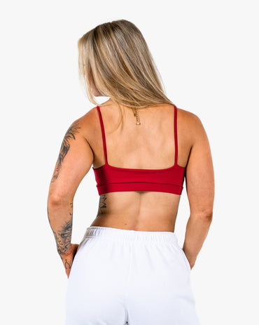WKND Everyday Bra - Red w/ Navy