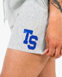 WKND Leisure Short - Heather Grey w/ Royal