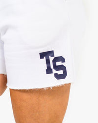 WKND Leisure  Short - White w/ Navy