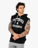 WKND Sleeveless Hoodie - Black