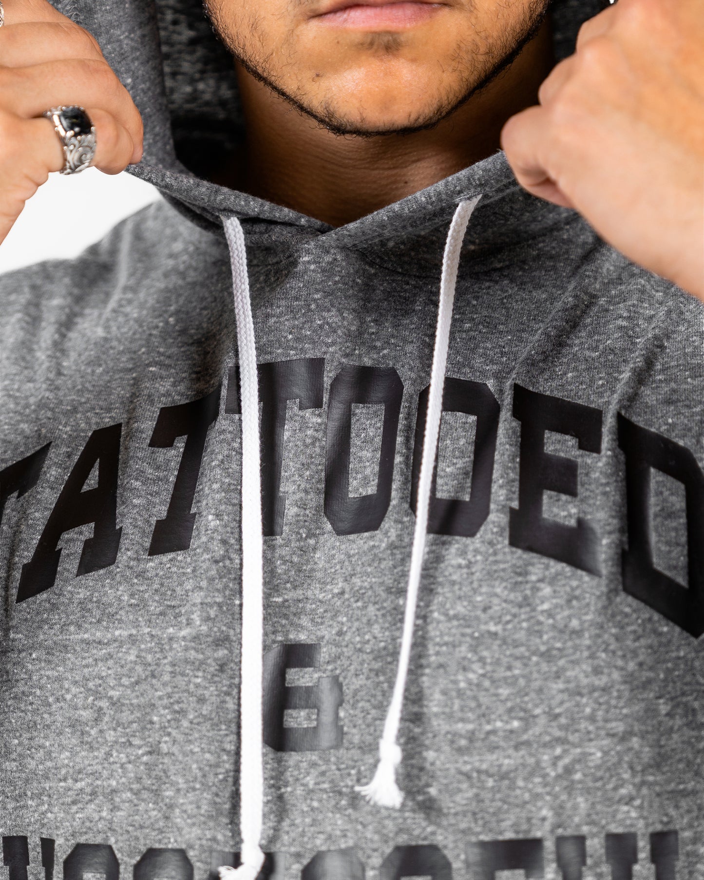 WKND Sleeveless Hoodie - Heather Grey