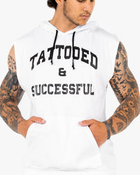 WKND Sleeveless Hoodie - White