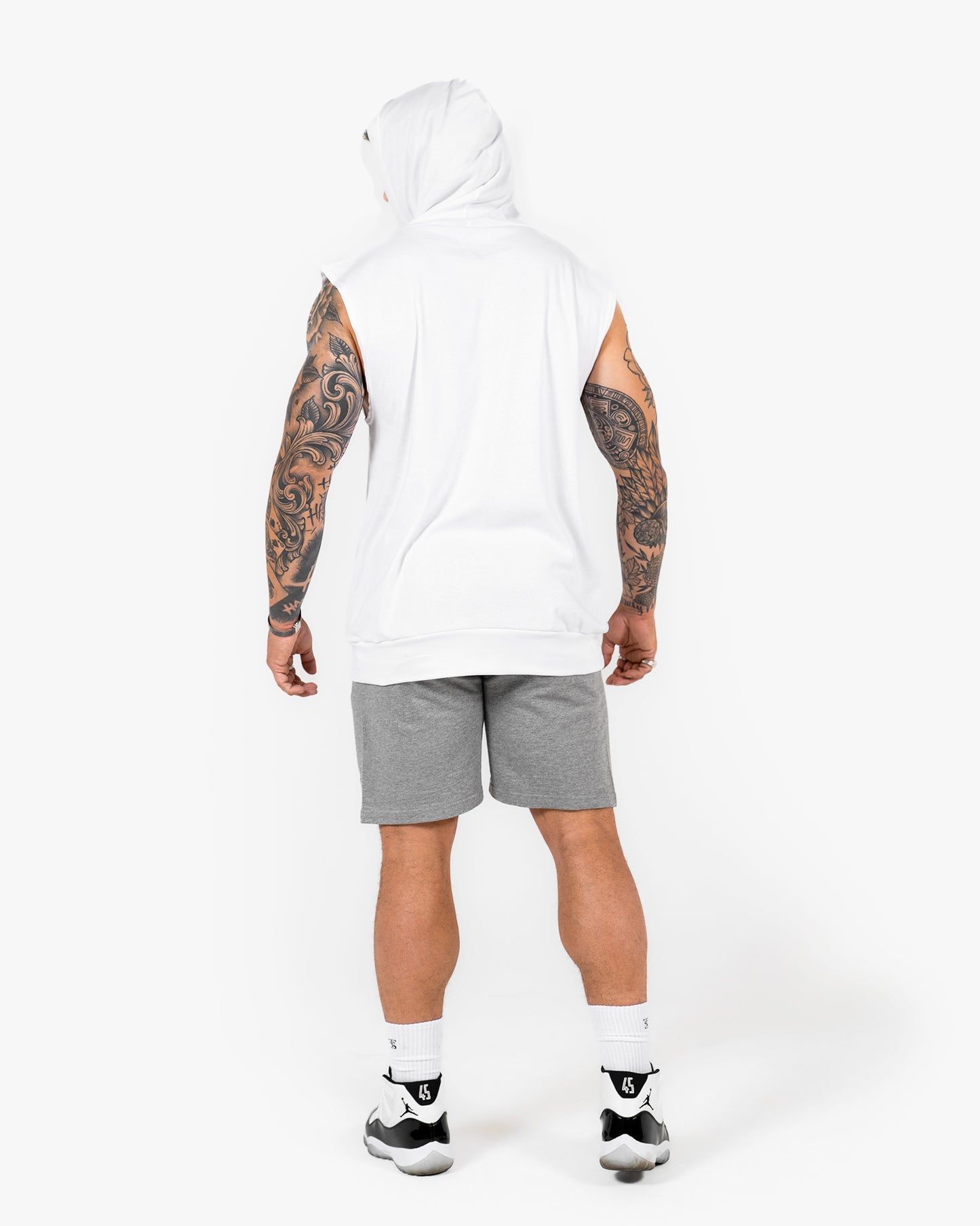 WKND Sleeveless Hoodie - White