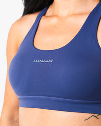 Core Script Bra - Slate Blue