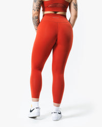 Core Script Legging - Stone Red