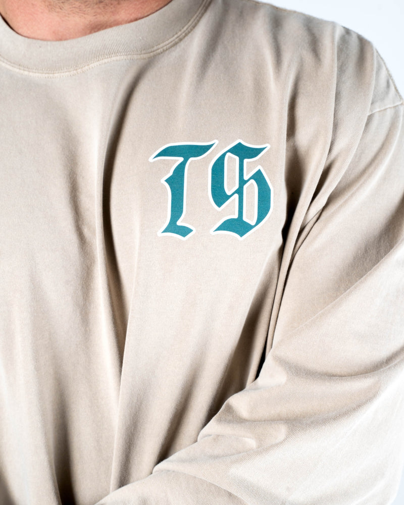 Traditional Long Sleeve Faded Khaki