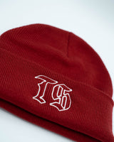 Traditional Icon Cuff Beanie - Red