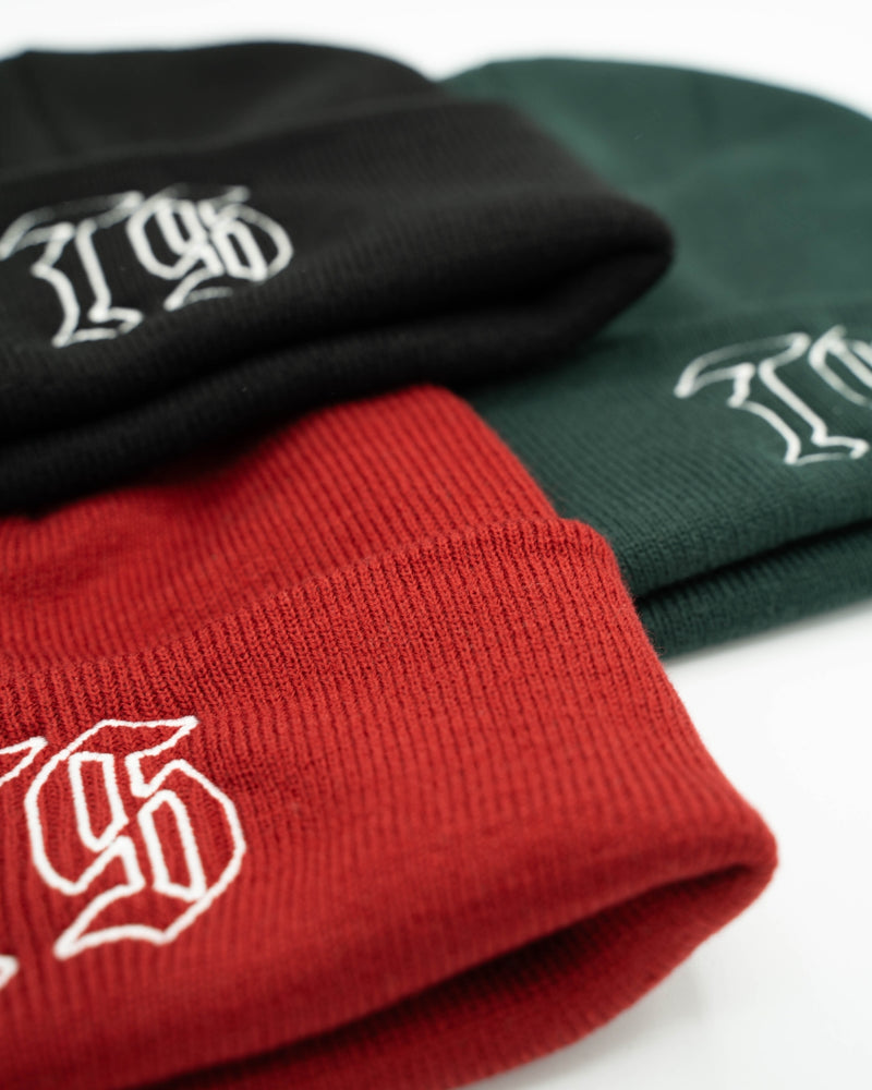 Traditional Icon Cuff Beanie - Black