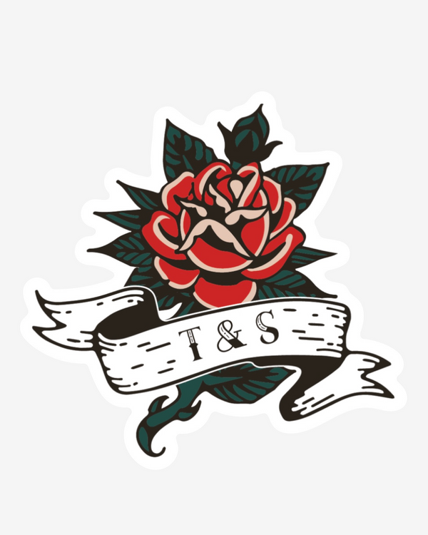 Traditional Rose Sticker